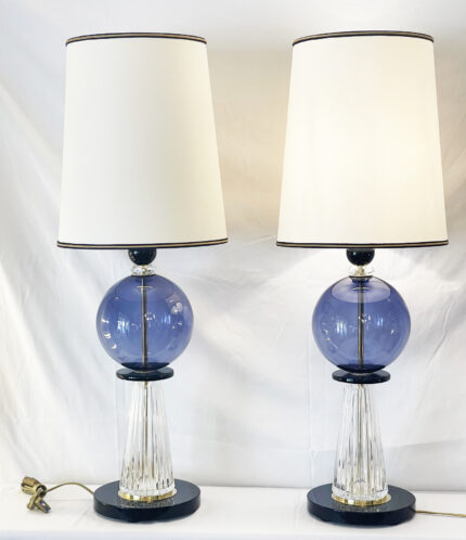 Lampade sfera blu